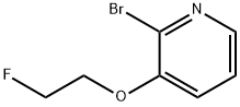 Pyridine, 2-bromo-3-(2-fluoroethoxy)- Structure