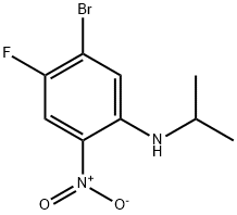 5-bromo-4-fluoro-N-isopropyl-2-nitroaniline Structure