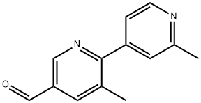 [2,4'-Bipyridine]-5-carboxaldehyde, 2',3-dimethyl- Structure