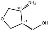 cis-(4-Amino-tetrahydro-furan-3-yl)-methanol Structure