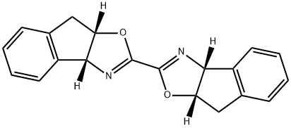 2,2'-Bi-8H-indeno[1,2-d]oxazole, 3'a,3a,8'a,8a-tetrahydro-, (3'aR,3aR,8'aS,8aS)- 구조식 이미지
