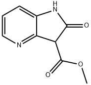 methyl 2-oxo-1,3-dihydropyrrolo[3,2-b]pyridine-3-carboxylate Structure