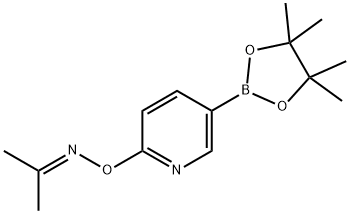 (propan-2-ylidene)({[5-(tetramethyl-1,3,2-dioxaborolan-2-yl)pyridin-2-yl]oxy})amine Structure