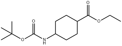 Ethyl 4-{[(tert-butoxy)carbonyl]amino}cyclohexane-1-carboxylate Structure