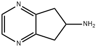 5H-Cyclopentapyrazin-6-amine, 6,7-dihydro- Structure