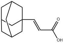 2-Propenoic acid, 3-tricyclo[3.3.1.13,7]dec-1-yl-, (E)- (9CI) Structure