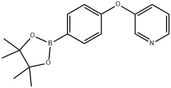 3-[4-(4,4,5,5-Tetramethyl-[1,3,2]Dioxaborolan-2-Yl)-Phenoxy]-Pyridine(WX652036) Structure