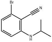 2-Bromo-6-(isopropylamino)benzonitrile Structure
