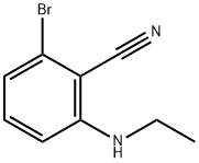 2-Bromo-6-(ethylamino)benzonitrile Structure