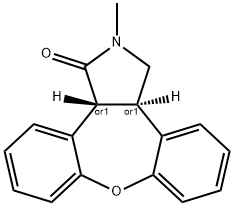 (2R,6R)-4-methyl-13-oxa-4-azatetracyclo[12.4.0.0^{2,6}.0^{7,12}]octadeca-1(14),7(12),8,10,15,17-hexaen-3-one 구조식 이미지