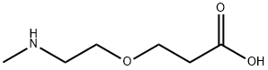 Methylamino-PEG1-acid Structure