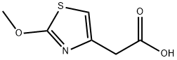 4-Thiazoleacetic acid, 2-methoxy- 구조식 이미지
