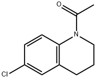 1-(6-Chloro-3,4-dihydro-2H-quinolin-1-yl)ethanone Structure