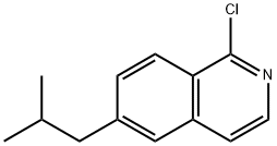 Isoquinoline, 1-chloro-6-(2-methylpropyl)- Structure