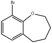 9-BROMO-2,3,4,5-TETRAHYDRO-1-BENZOXEPINE 구조식 이미지