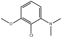 Benzenamine, 2-chloro-3-methoxy-N,N-dimethyl- Structure