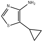 4-Thiazolamine, 5-cyclopropyl- Structure
