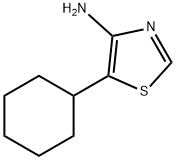 4-Thiazolamine, 5-cyclohexyl- Structure