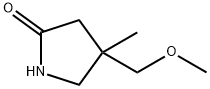 4-(methoxymethyl)-4-methylpyrrolidin-2-one 구조식 이미지