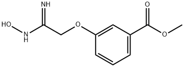 methyl 3-[(N''-hydroxycarbamimidoyl)methoxy]benzoate 구조식 이미지