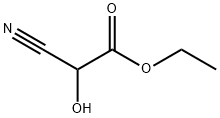 Acetic acid, 2-cyano-2-hydroxy-, ethyl ester Structure