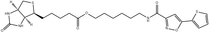 Biotinylated isoxazole 95% 구조식 이미지