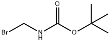 Carbamic acid, N-(bromomethyl)-, 1,1-dimethylethyl ester Structure