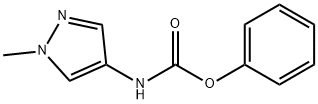 Carbamic acid, N-(1-methyl-1H-pyrazol-4-yl)-, phenyl ester Structure