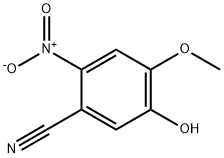Benzonitrile, 5-hydroxy-4-methoxy-2-nitro- 구조식 이미지
