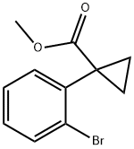 methyl 1-(2-bromophenyl)cyclopropane-1-carboxylate Structure