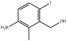 Benzenemethanol, 3-amino-6-iodo-2-methyl- Structure