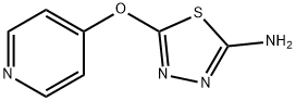 5-(pyridin-4-yloxy)-1,3,4-thiadiazol-2-amine 구조식 이미지