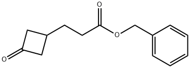 Cyclobutanepropanoic acid, 3-oxo-, phenylmethyl ester Structure