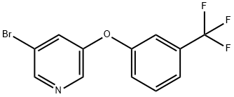 3-bromo-5-(3-(trifluoromethyl)phenoxy)pyridine Structure