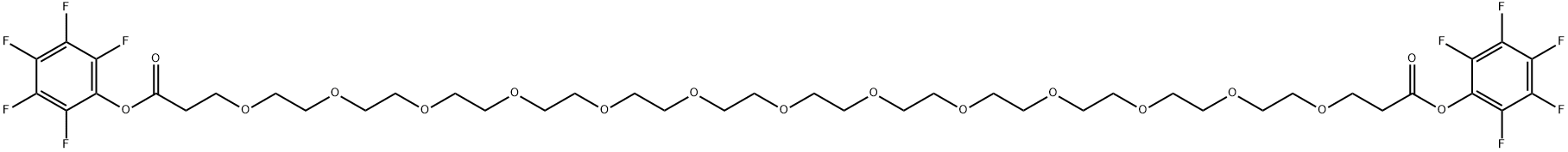 Bis-PEG13-PFP ester Structure