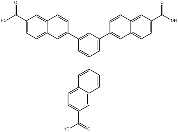 6,6′,6″-(benzene-1,3,5-triyl)tris(2-naphthoic acid) Structure