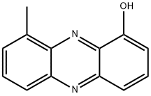 1-Phenazinol, 9-methyl- Structure