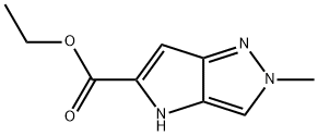 ethyl 2-methyl-2,4-dihydropyrrolo[3,2-c]pyrazole-5-carboxylate(WXC08903) 구조식 이미지