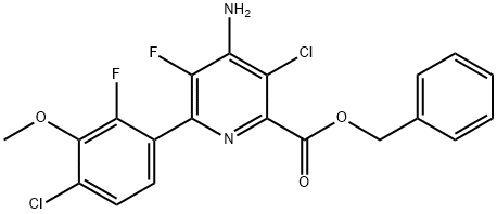 florpyrauxifen-benzyl 구조식 이미지
