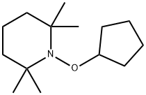 Piperidine, 1-(cyclopentyloxy)-2,2,6,6-tetramethyl- 구조식 이미지