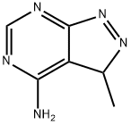 3H-Pyrazolo[3,4-d]pyrimidin-4-amine, 3-methyl- 구조식 이미지