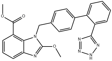 Candesartan Methyl Ester Methoxy Analog Structure
