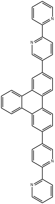 2,7-Di(2,2'-bipyridin-5-yl)triphenylene Structure