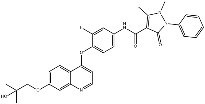 Ningetinib Structure