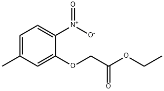 Acetic acid, 2-(5-methyl-2-nitrophenoxy)-, ethyl ester 구조식 이미지