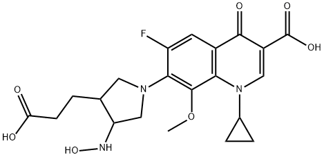 Moxifloxacin Impurity 30 구조식 이미지