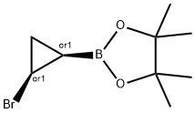 2-Bromocyclopropane boronic acid pinacol ester Structure