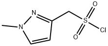 1H-Pyrazole-3-methanesulfonyl chloride, 1-methyl- Structure