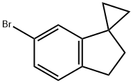 Spiro[cyclopropane-1,1'-[1H]indene], 6'-bromo-2',3'-dihydro- Structure