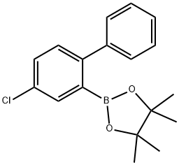 1,3,2-Dioxaborolane, 2-(4-chloro[1,1'-biphenyl]-2-yl)-4,4,5,5-tetramethyl- Structure